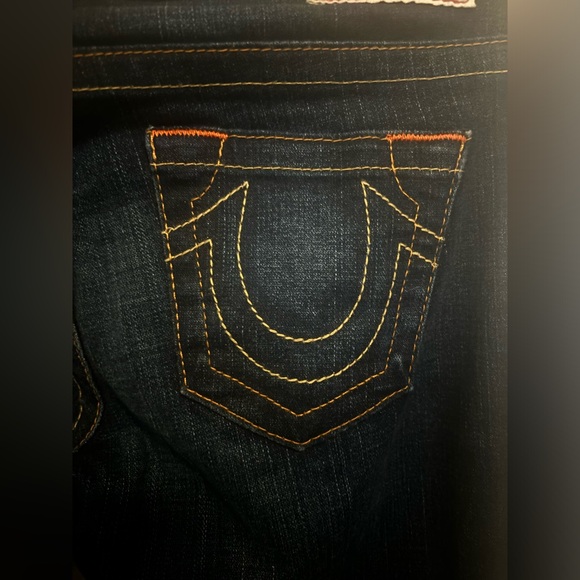 True Religion Brand Jeans Women’s size 28 Stella Skinny Dark Blue - Picture 2 of 14